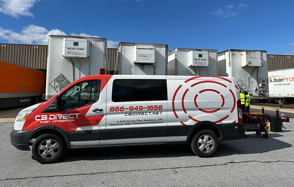 CB Direct Van At Jobsite